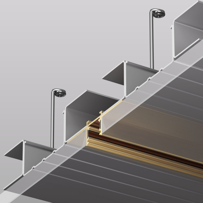Шинопровод Denkirs Shine hide TR5702-SB