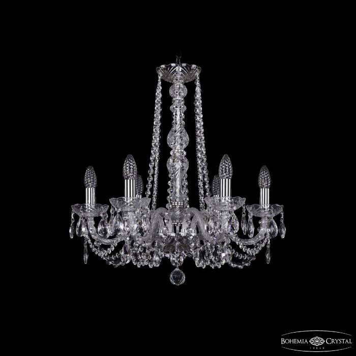 Подвесная хрустальная люстра 1402 Bohemia 1402/6/195/h-58 Ni
