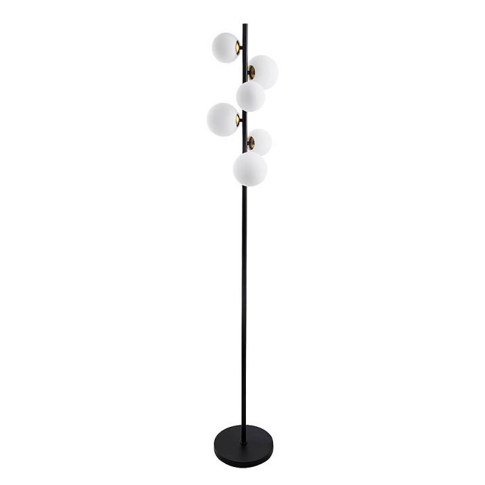 Торшер Arte Lamp Gemini A2243PN-6BK Торшер Arte Lamp Gemini A2243PN-6BK