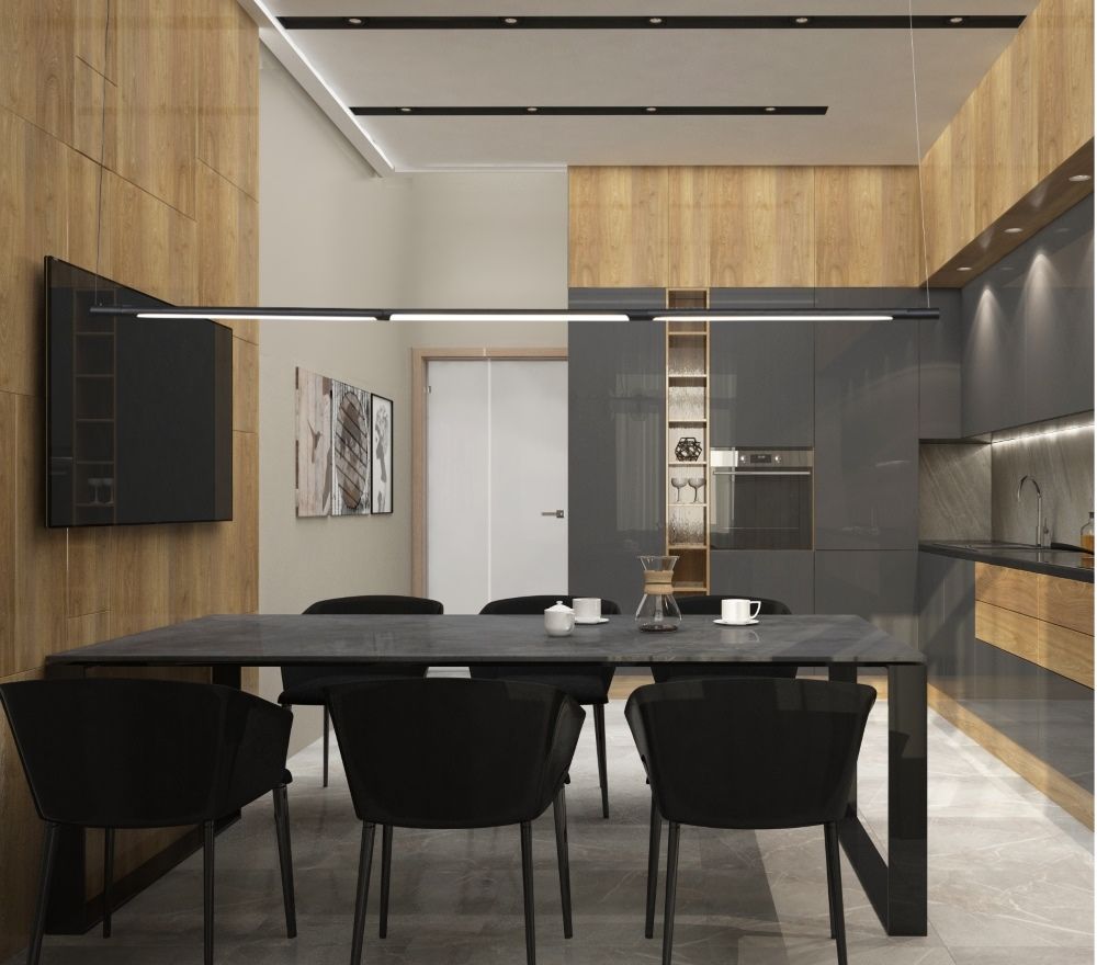 Светильник подвесной Crystal Lux Largo LARGO SP33W L1770 BLACK