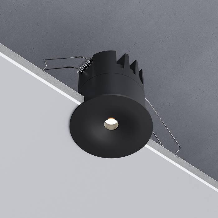 Встраиваемый светильник Elektrostandard Binnie 15275/LED 12W 4000K черный