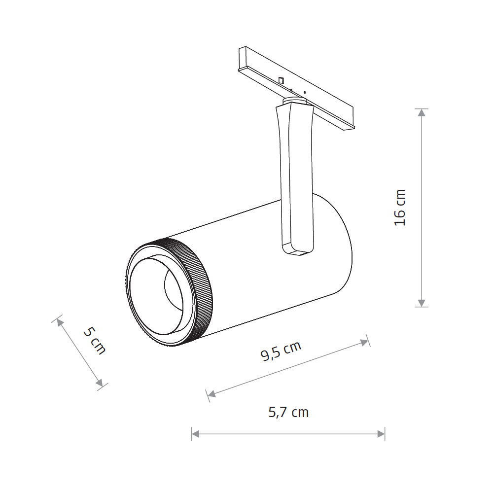 Трековый светильник Nowodvorski Nano 11716