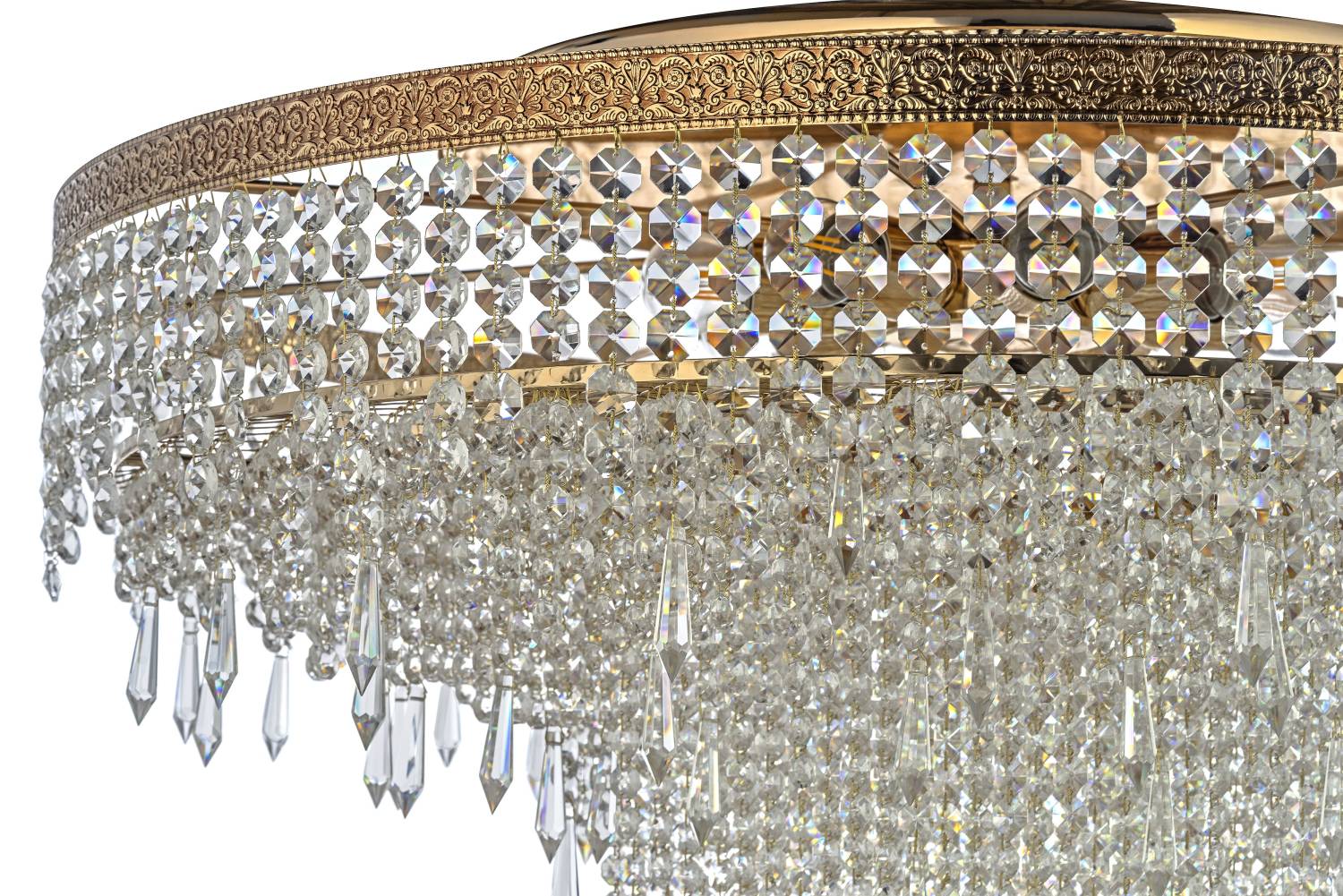 Потолочная люстра Arti Lampadari Santa Gold Santa E 1.8.80.601 G