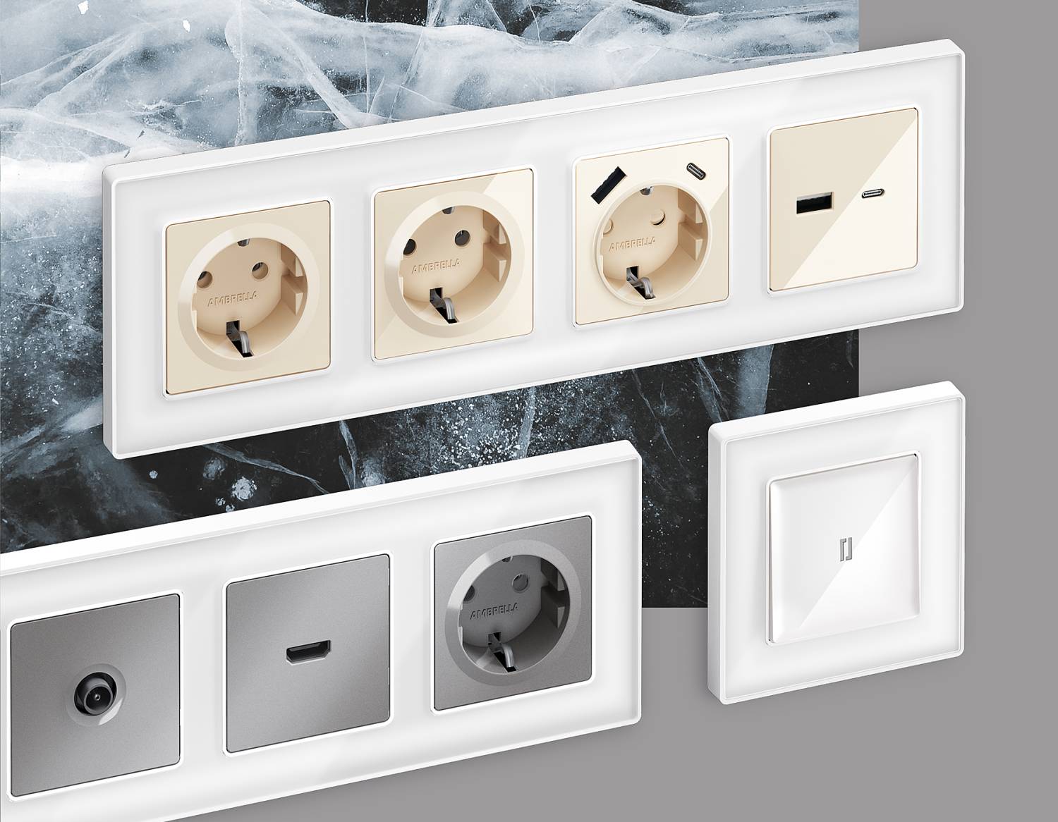 Рамка Ambrella Volt Arctic AF580103