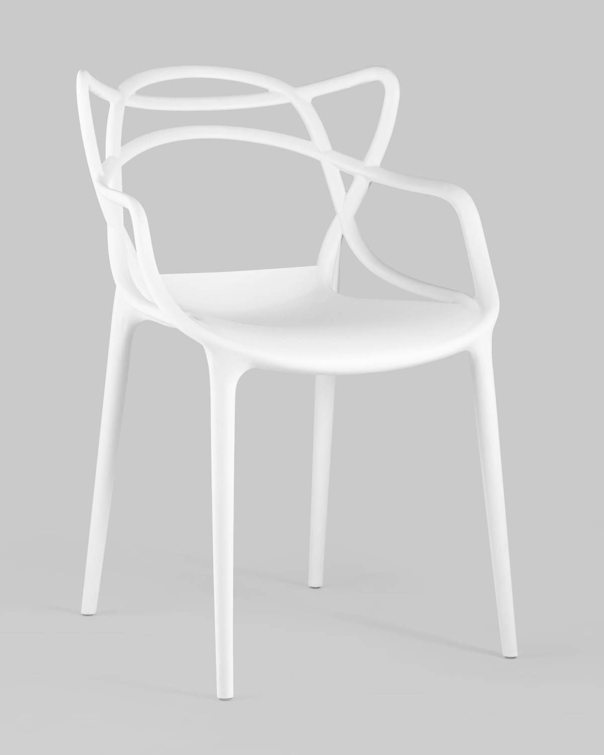 Стул пластиковый Stool Group Masters Y824 white