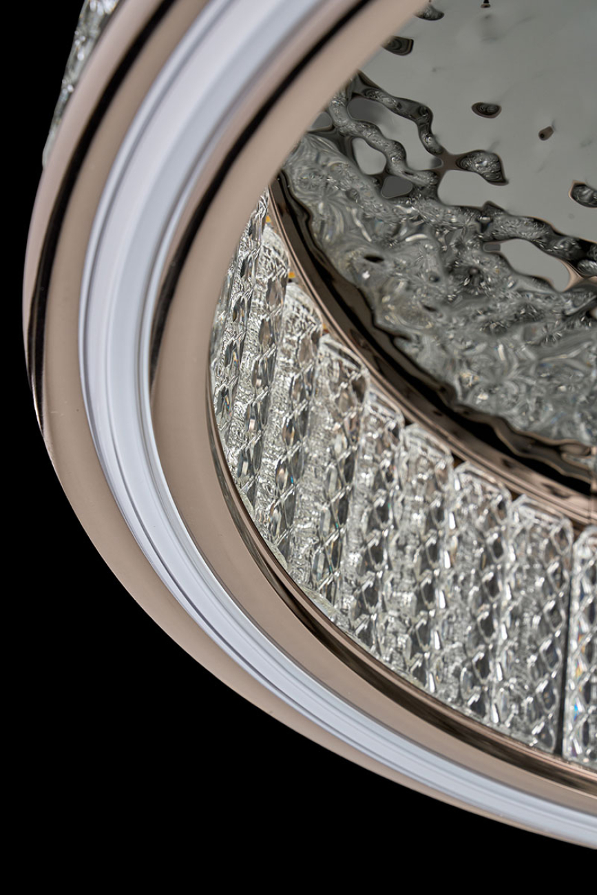 Светильник потолочный LEON Lumiere LE7769/600P Black Chrome