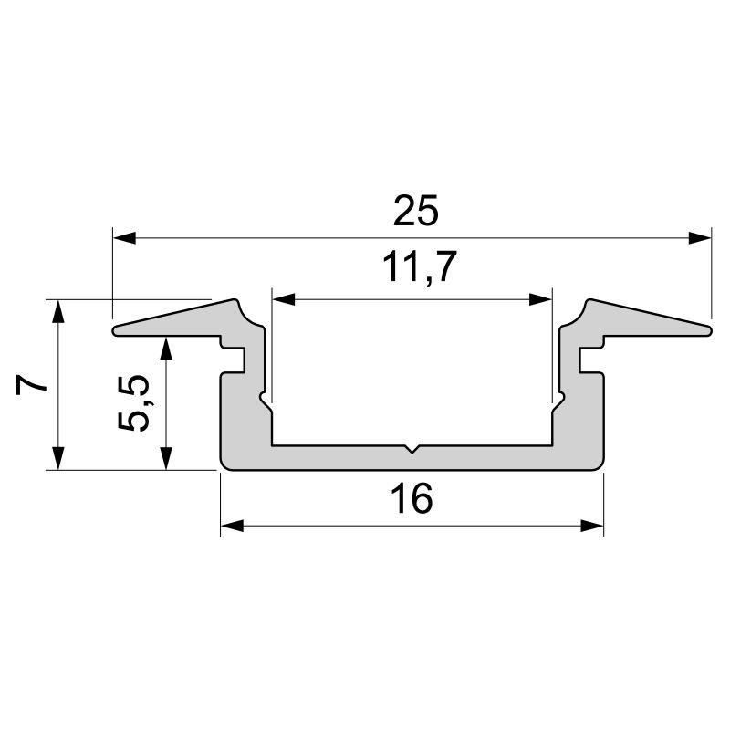 T-Профиль Deko-Light ET-01-10 975025