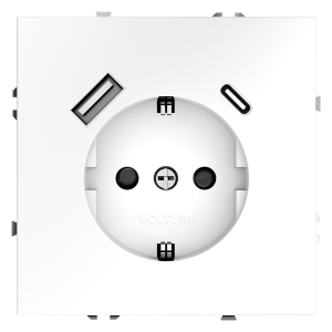 Розетка (Белый) Voltum Voltum S70 VLS040502