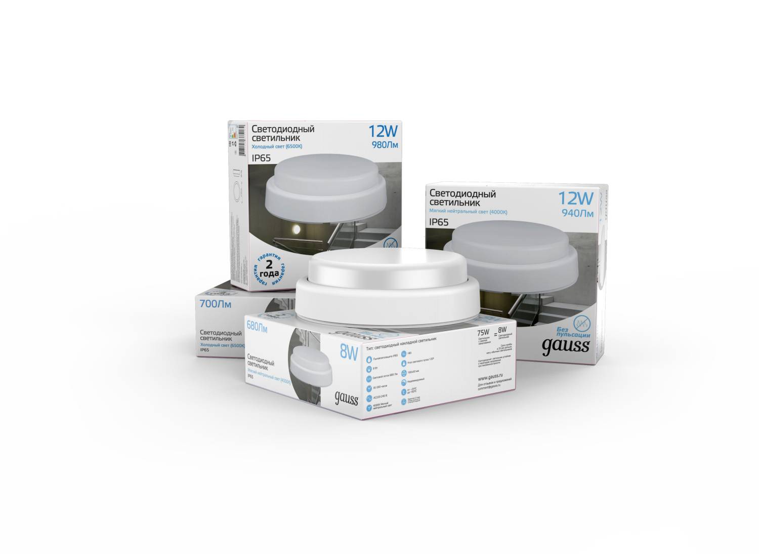 Светильник потолочный Gauss Universal IP65 126411215