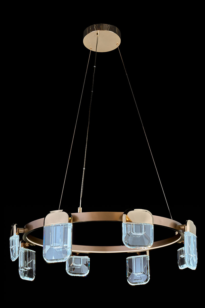 Подвесная люстра LEON Natali LE7771/8 Gold