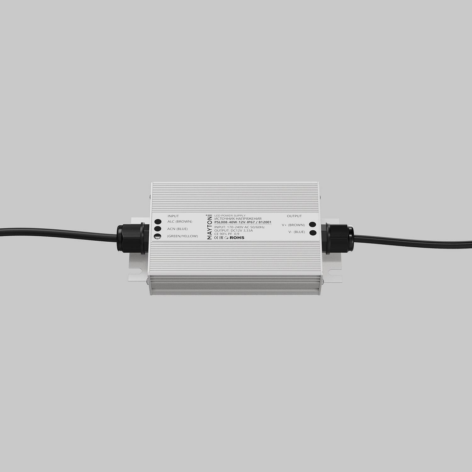 Драйвер для LED ленты Maytoni Источники напряжения 12В 812001