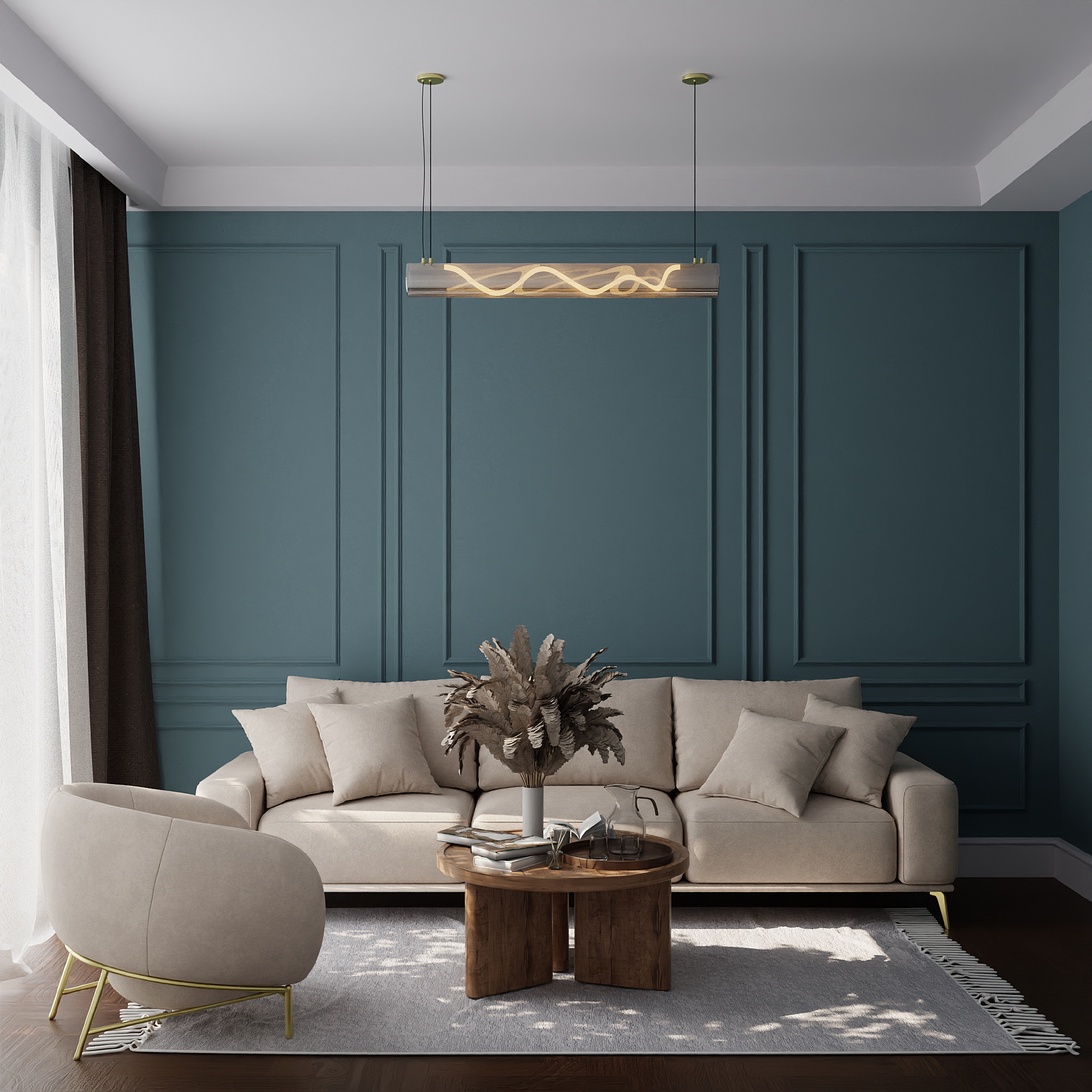 Светильник подвесной LIGHTERA Luara LE102L-100G WIFI