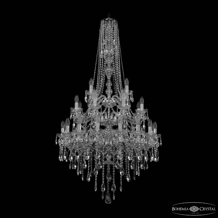 Подвесная люстра Bohemia 1415 1415/16+8+4/300/h-155/3d Ni