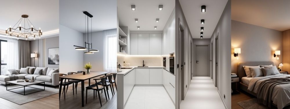 Разница между видами светильников