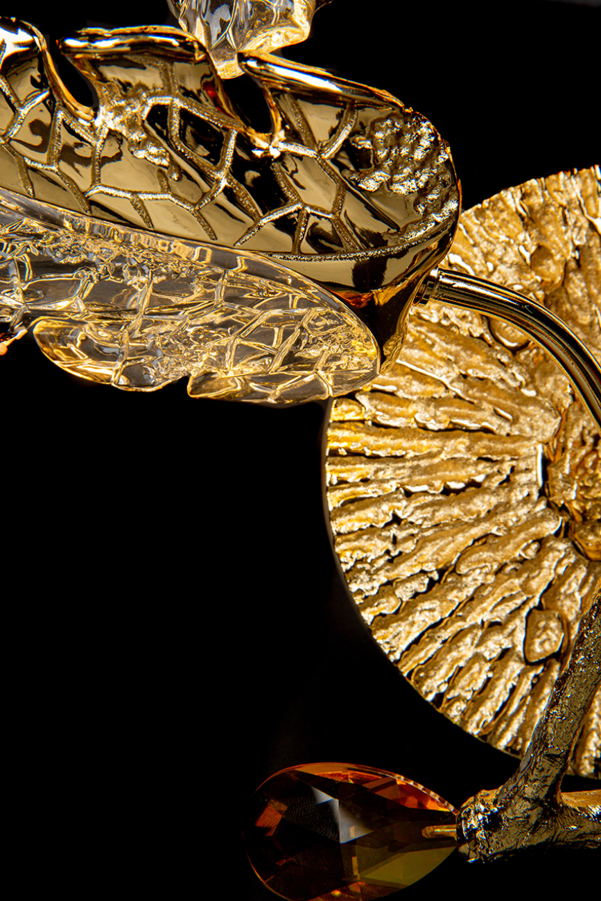 Настенное бра LEON Olivia LE3037/1W GD