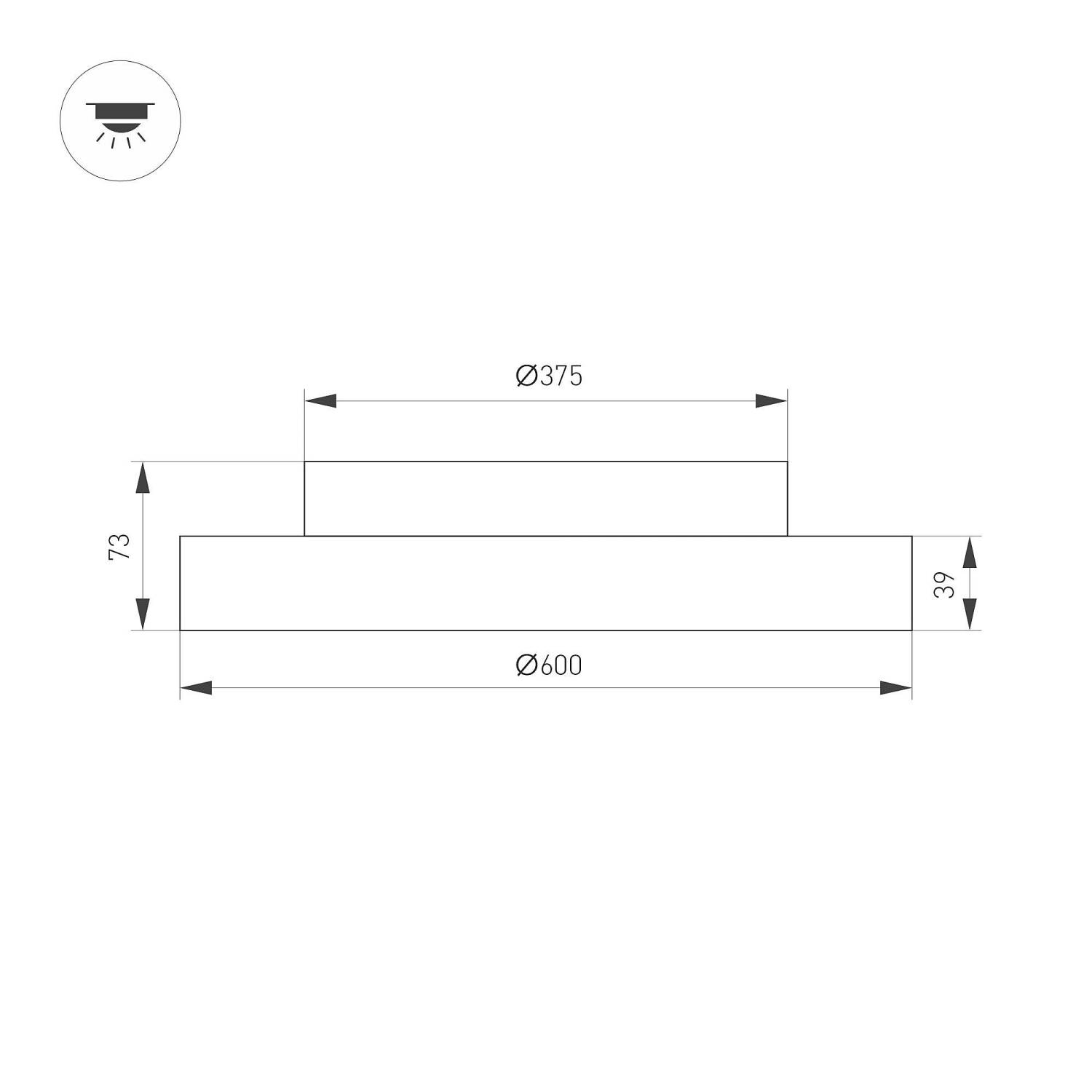 Светильник потолочный Arlight Estely 054800