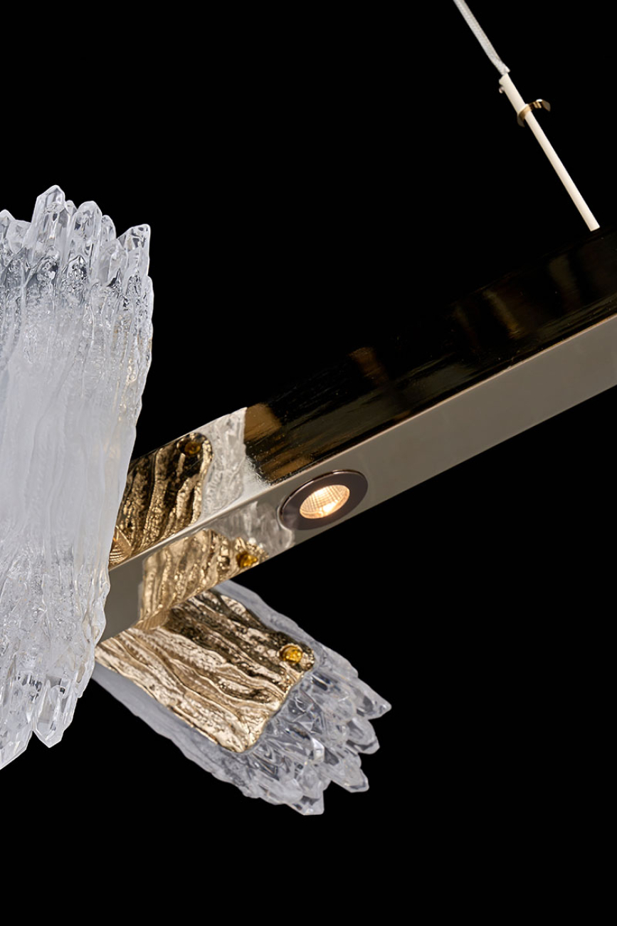 Светильник подвесной LEON Elizabeth LE7912/8L Gold