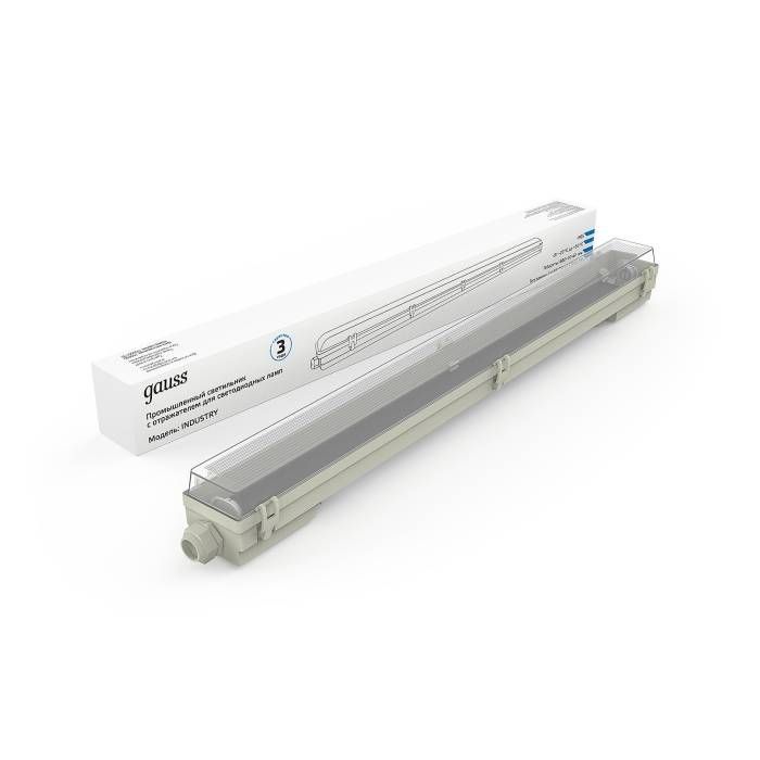 Уличный настенный светильник Gauss СПП-Т8-G13 INDUSTRY 909410160