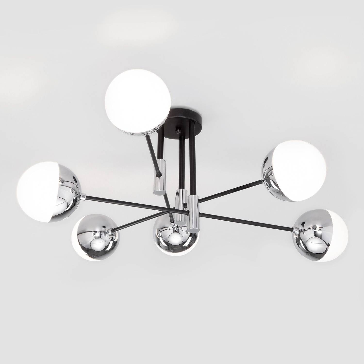 Потолочная люстра Eurosvet Nuvola 70129/6 хром Smart