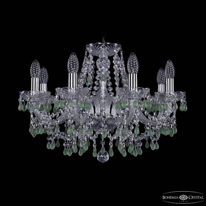 Подвесная хрустальная люстра 1410 Bohemia 1410/8/195 Ni V5001
