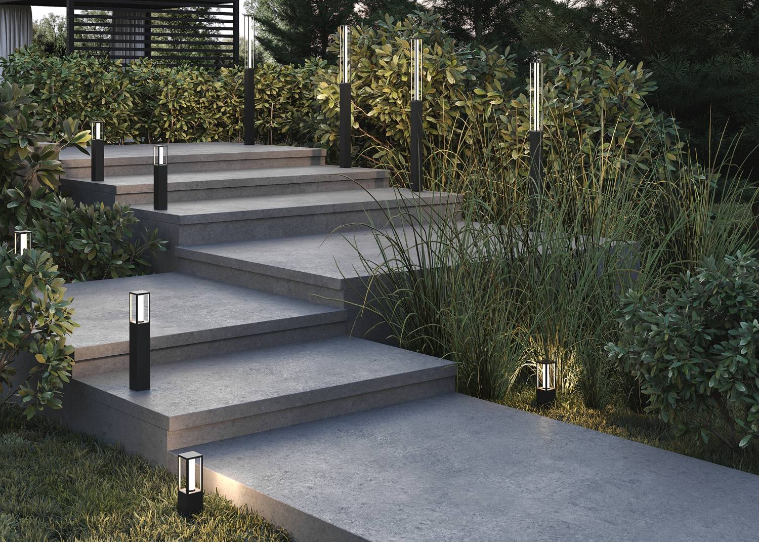 Уличный наземный светильник Maytoni Expo O480FL-L25B3K