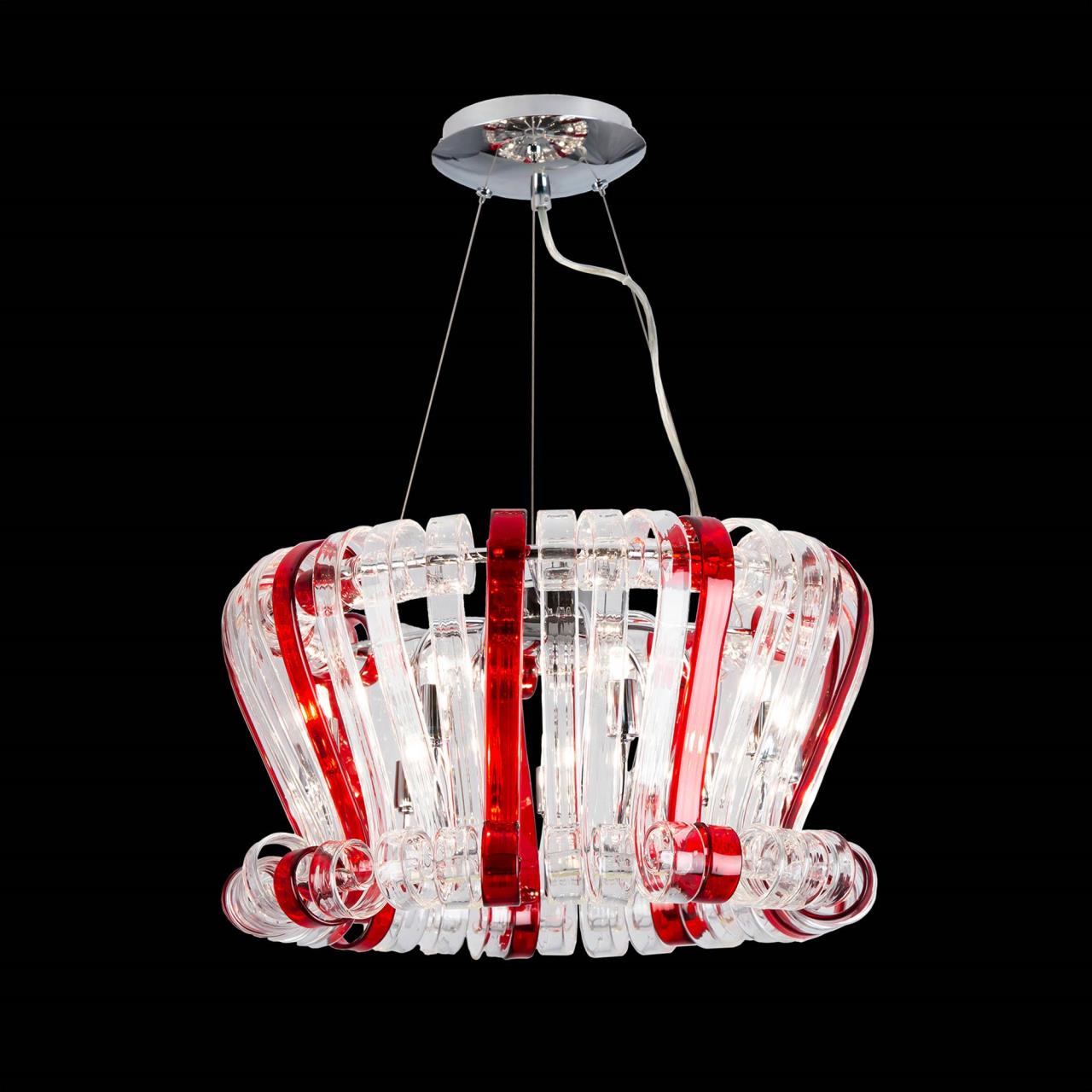 Подвесная хрустальная люстра Volution Citilux EL326P09.2