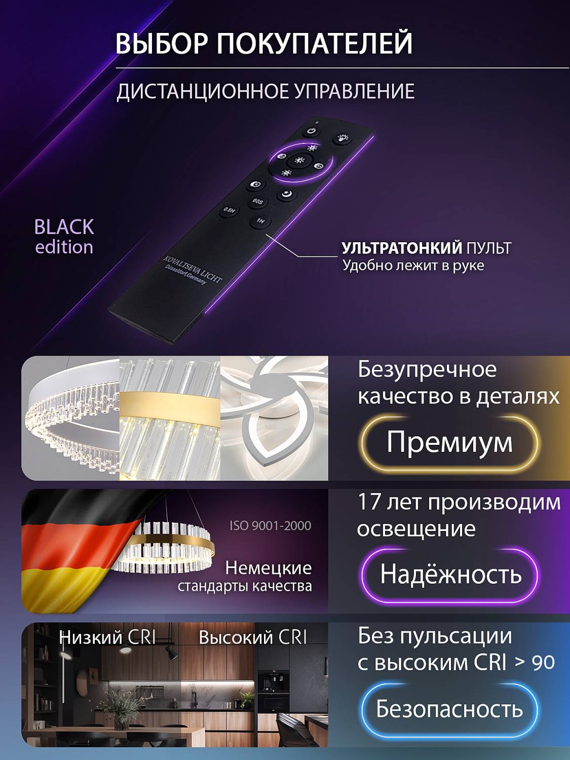 Подвесная люстра Natali Kovaltseva Finam HIGH-TECH LED LAMPS 82055