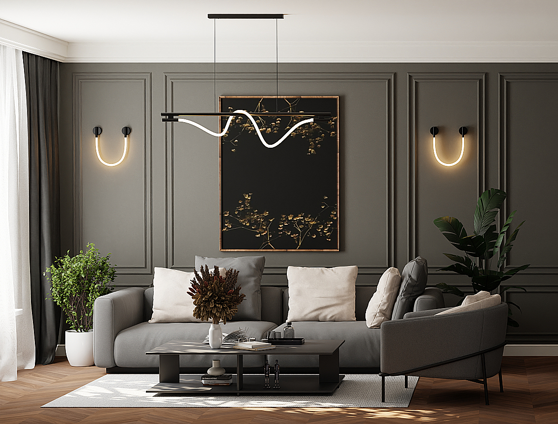 Светильник подвесной LIGHTERA Tura LE103L-160B WIFI