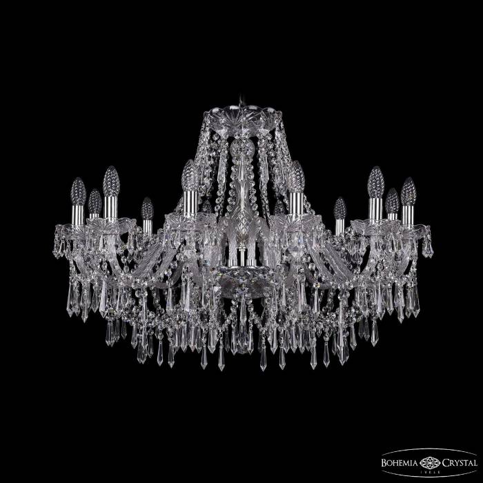 Подвесная хрустальная люстра 1403 Bohemia 1403/12/300 Ni