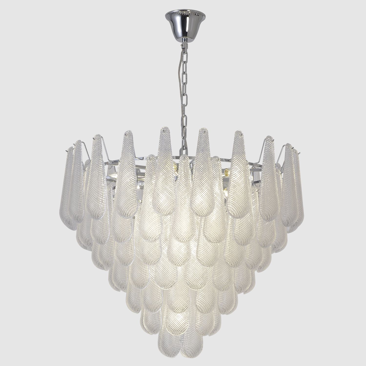 Подвесная люстра Crystal Lux Fontain FONTAIN SP18 CHROME