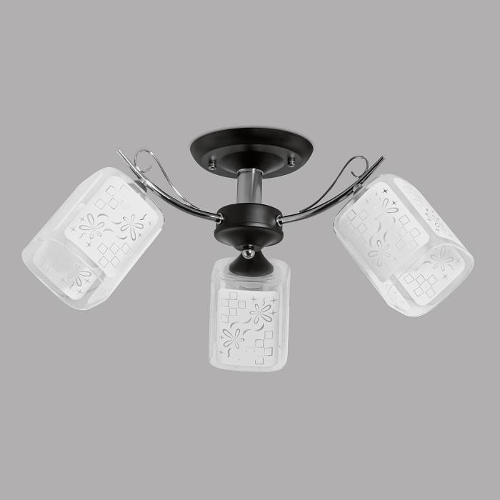 Потолочная люстра IMEX MD.1087-3-S BK+CH