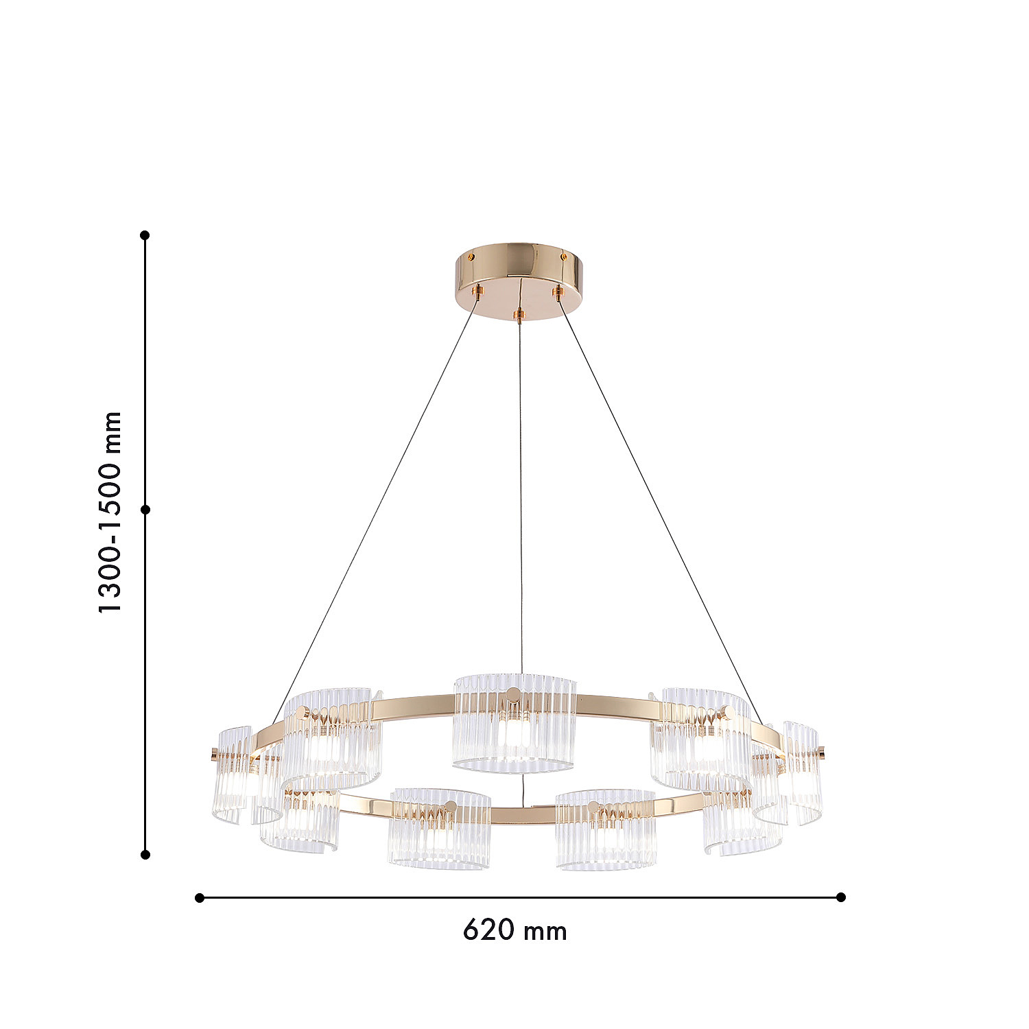 Подвесная люстра Favourite Ori 4248-9P