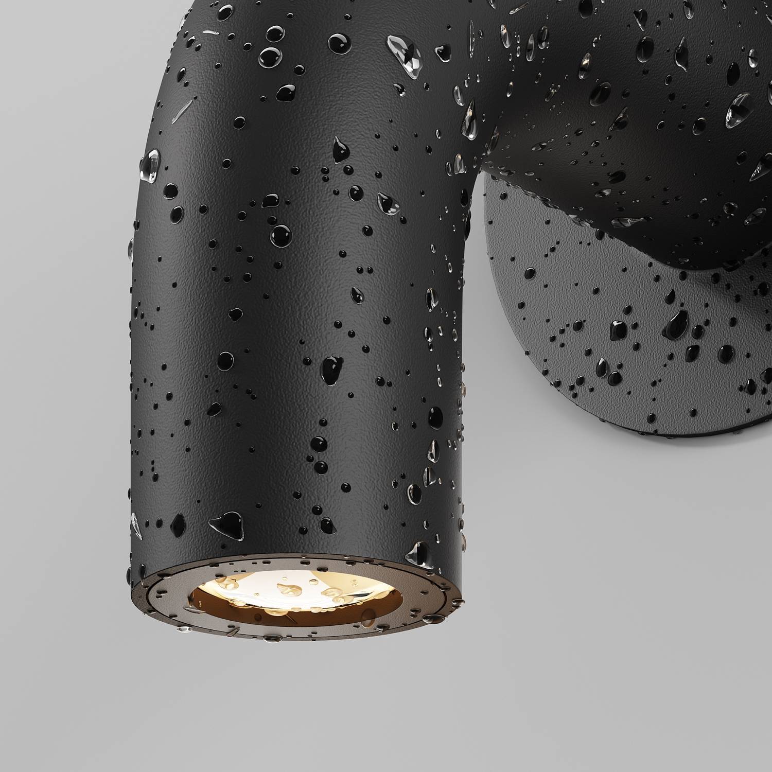 Уличный настенный светильник Maytoni Sleek O477WL-L2GF3K