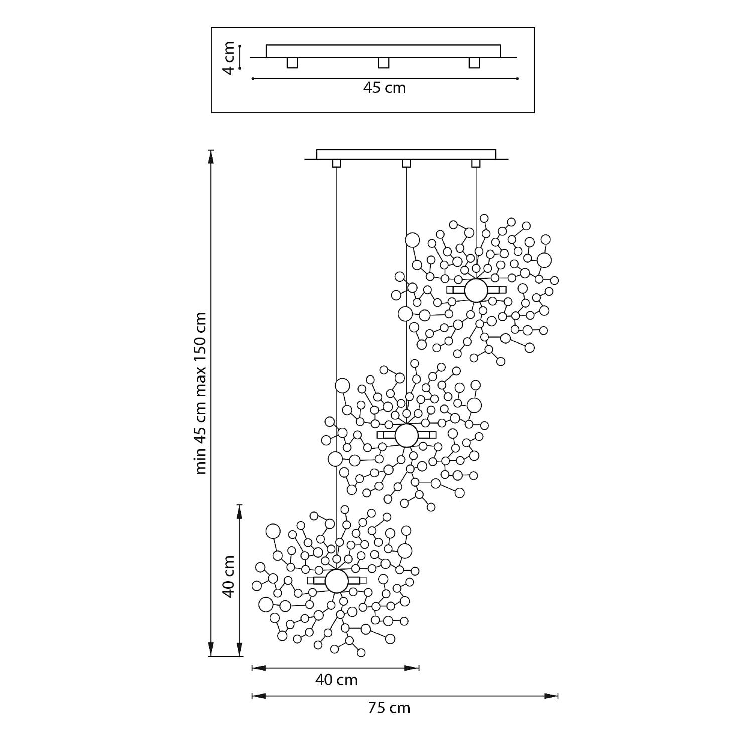 Светильник подвесной Lightstar Extra L3PR721134