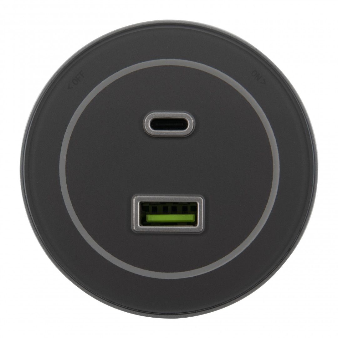 Трековая розетка Arte Milano Am-track-sockets-39 399732TS/USB-Type-C Silver