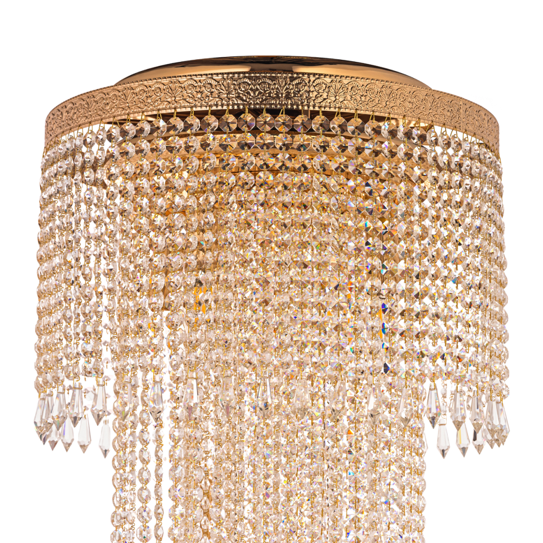 Люстра каскадная Arti Lampadari Santa Gold Santa E 1.8.40.600 G