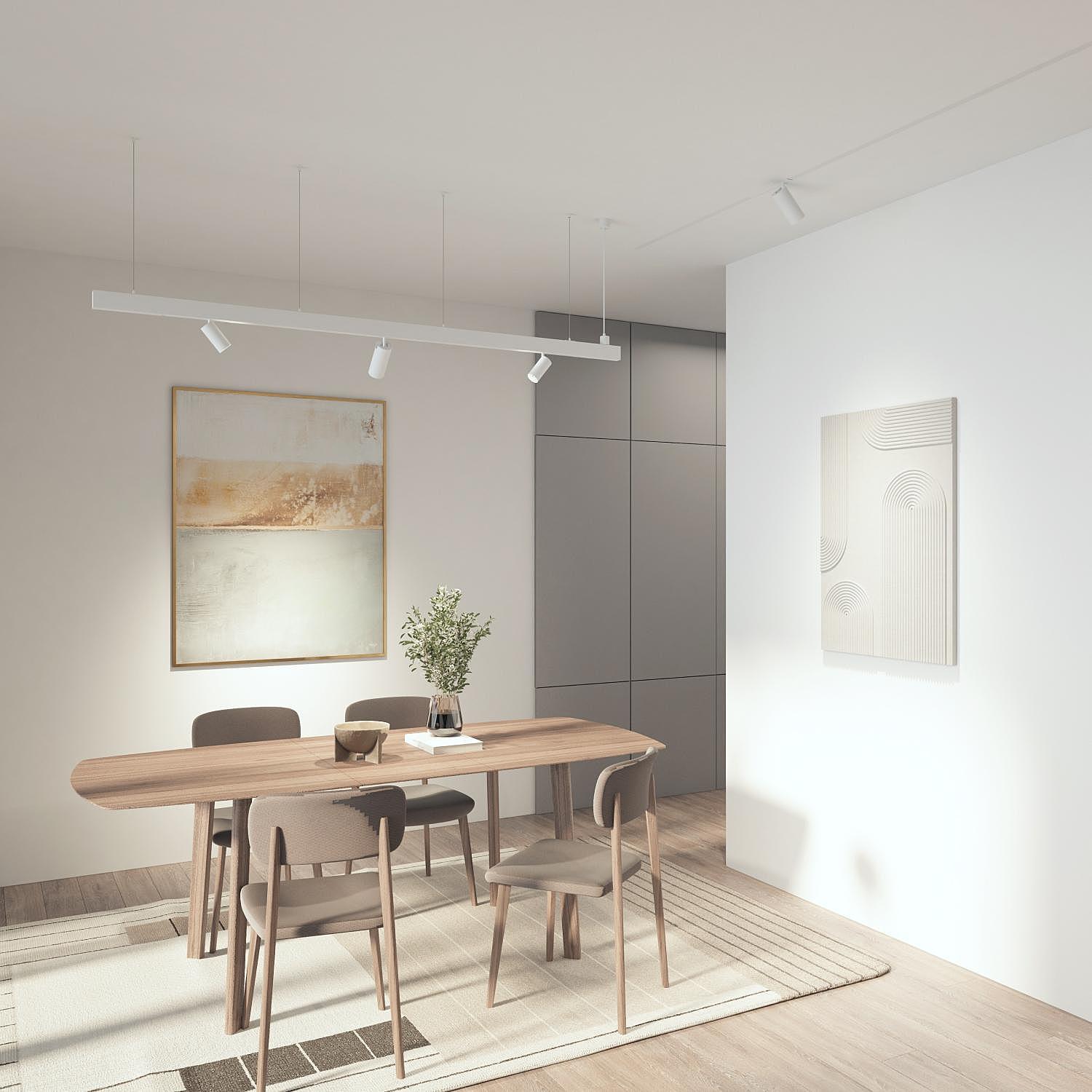 Трековый светильник Denkirs Simple spot DK8220-WH