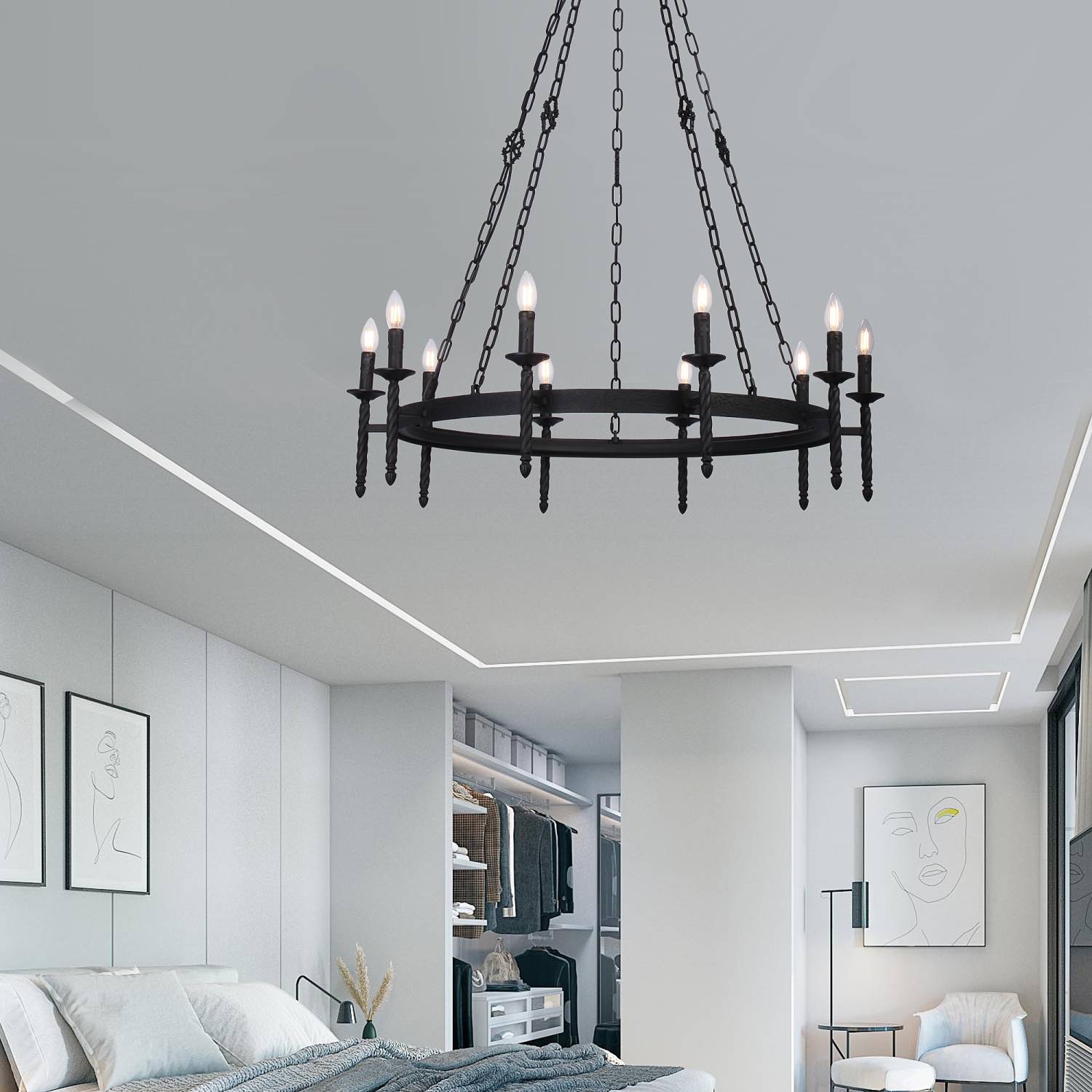 Подвесная люстра Розанофф Norah RS144/10