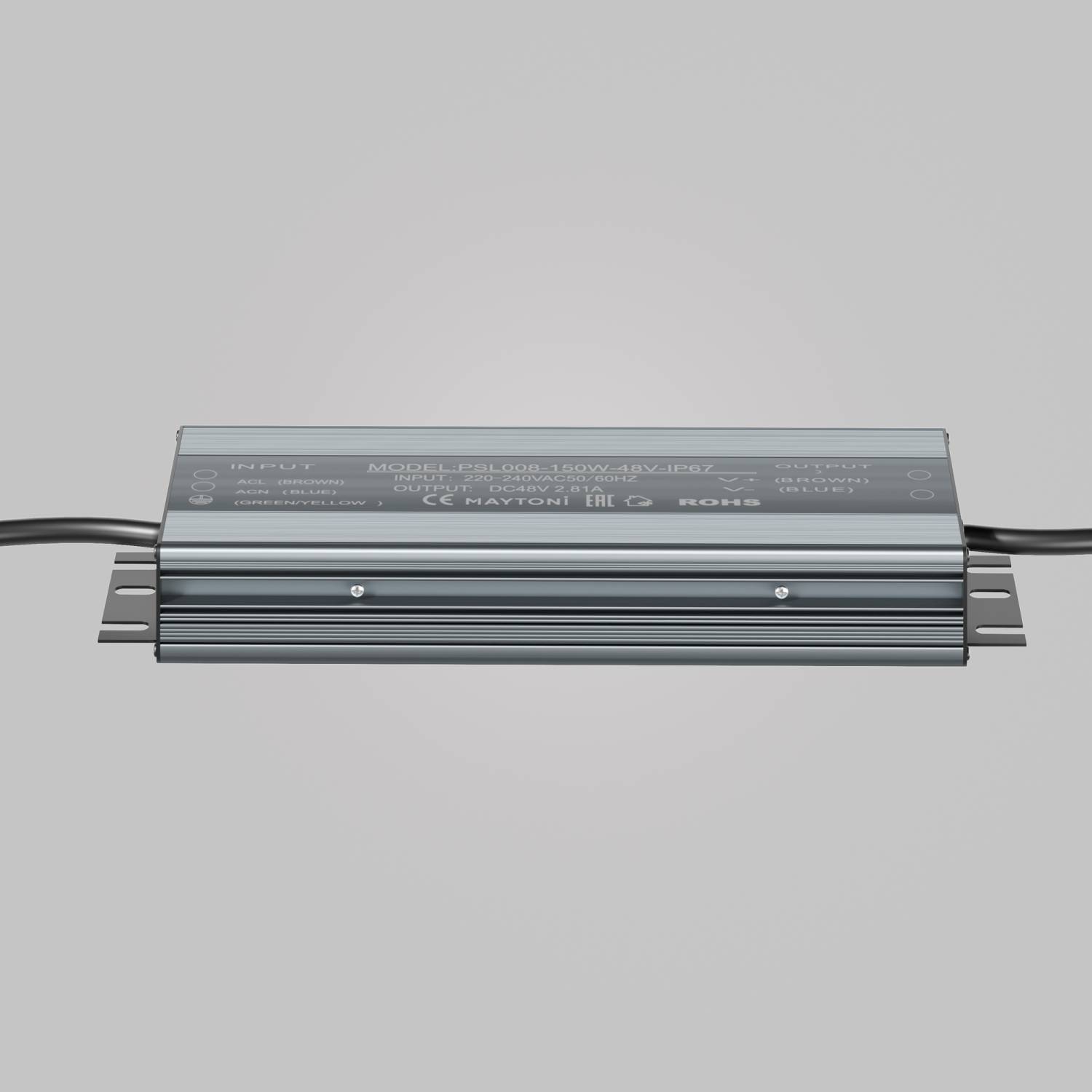 Блок питания Maytoni Power Supply Magnetic PSL008-150W-48V-IP67 Блок питания Maytoni Power Supply Magnetic PSL008-150W-48V-IP67