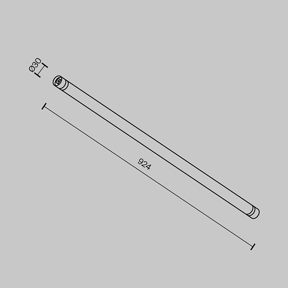 Трековый светильник Maytoni Larc C148CL-L900-13W3K-B Трековый светильник Maytoni Larc C148CL-L900-13W3K-B