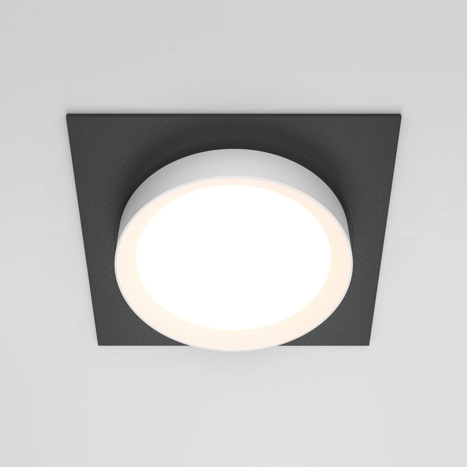 Встраиваемый светильник Maytoni Hoop DL086-GX53-SQ-BW