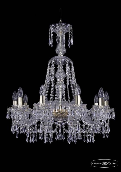Подвесная хрустальная люстра 1403 Bohemia 1403/10/240/XL-75 G