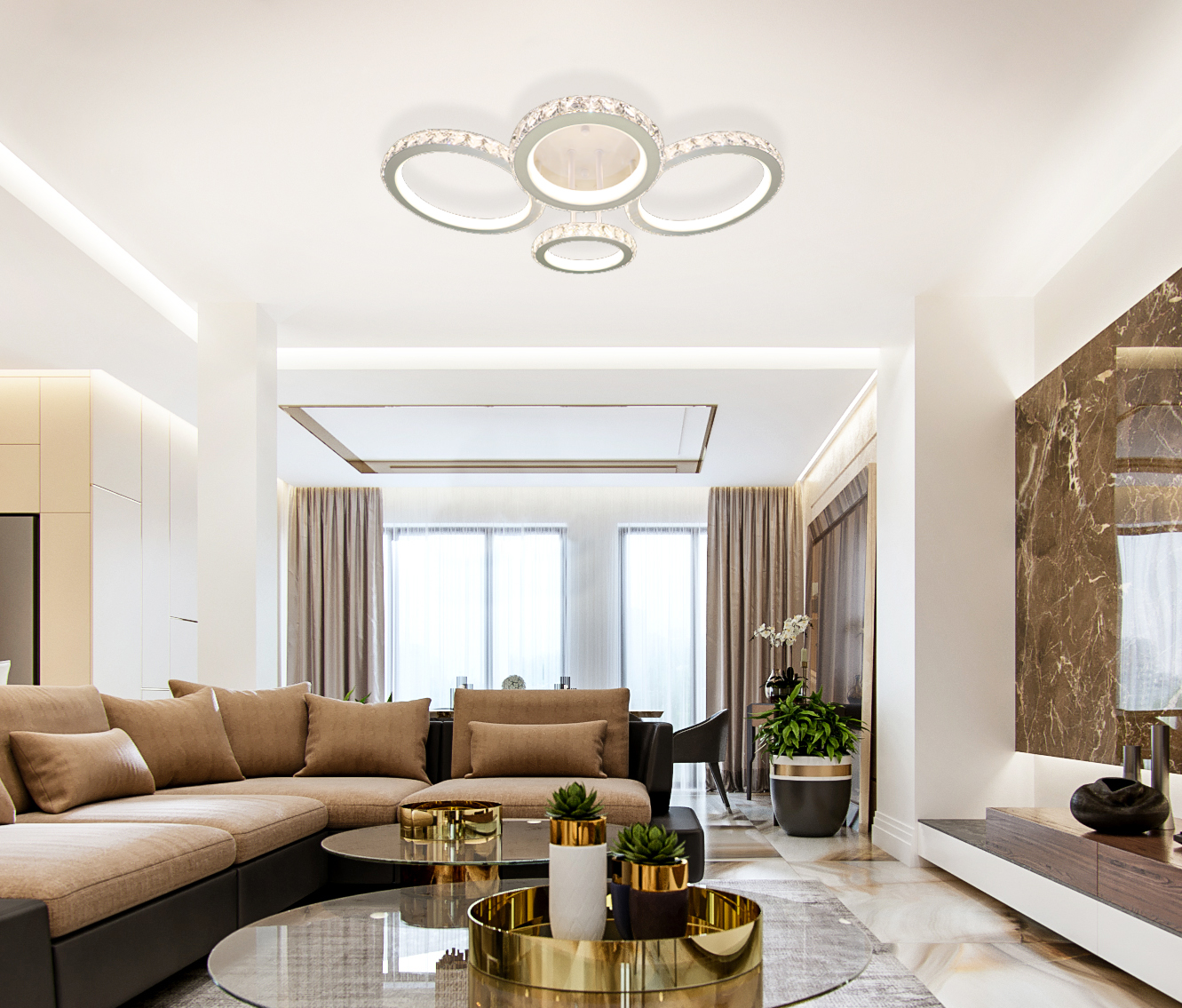 Потолочная люстра с пультом Innovation Style Natali Kovaltseva INNOVATION STYLE 83020