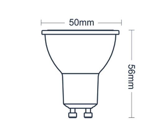 Светодиодные лампочки Italline TP GU10/7W/4000K (LED)  (Сменная лампа 7   (макс.)Вт)  (4000K) 