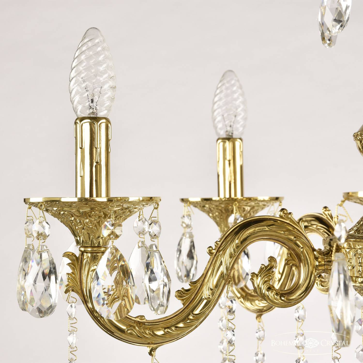 Подвесная хрустальная люстра 7101 Bohemia 71101/5/175 B G