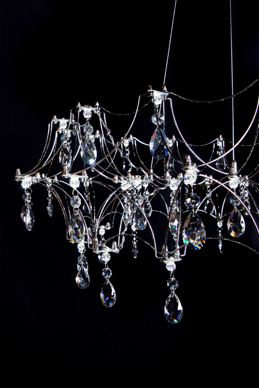 Подвесная люстра LEON Thea LE3035/800 CH/TR