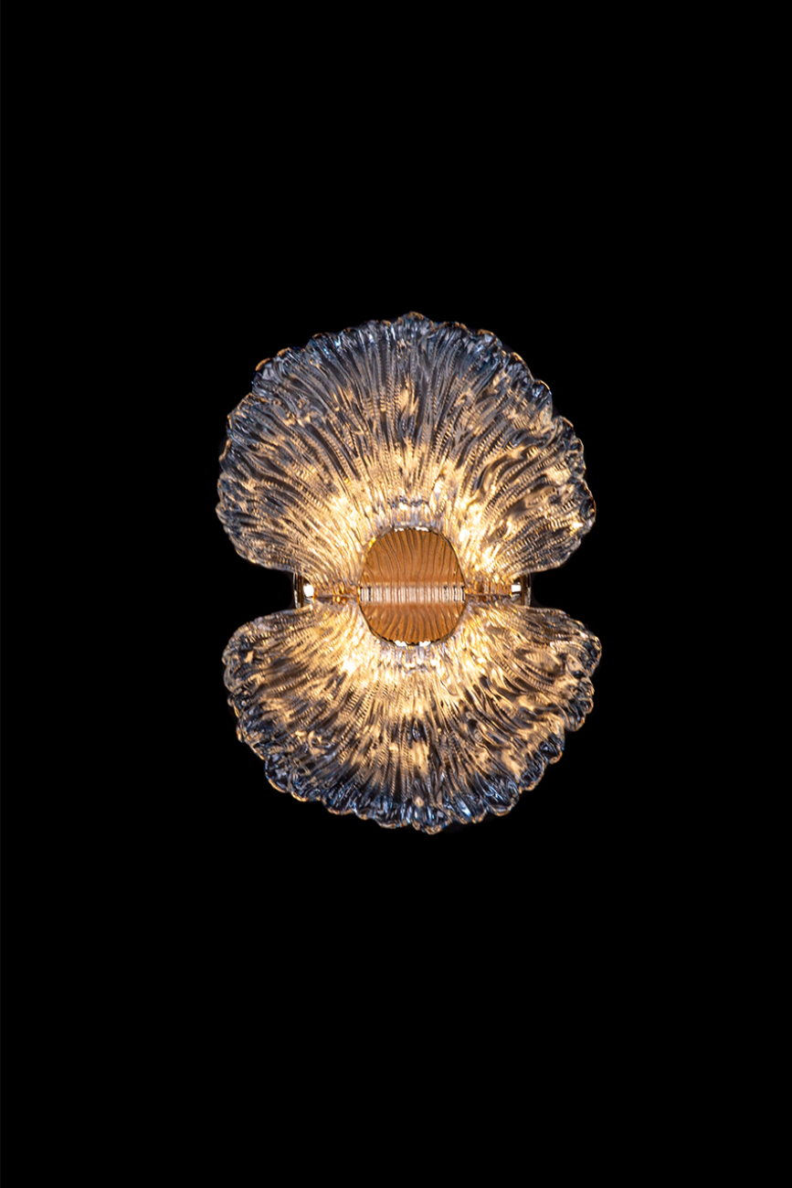 Настенный светильник LEON Jardin LE3032/1W GD/SH Blue