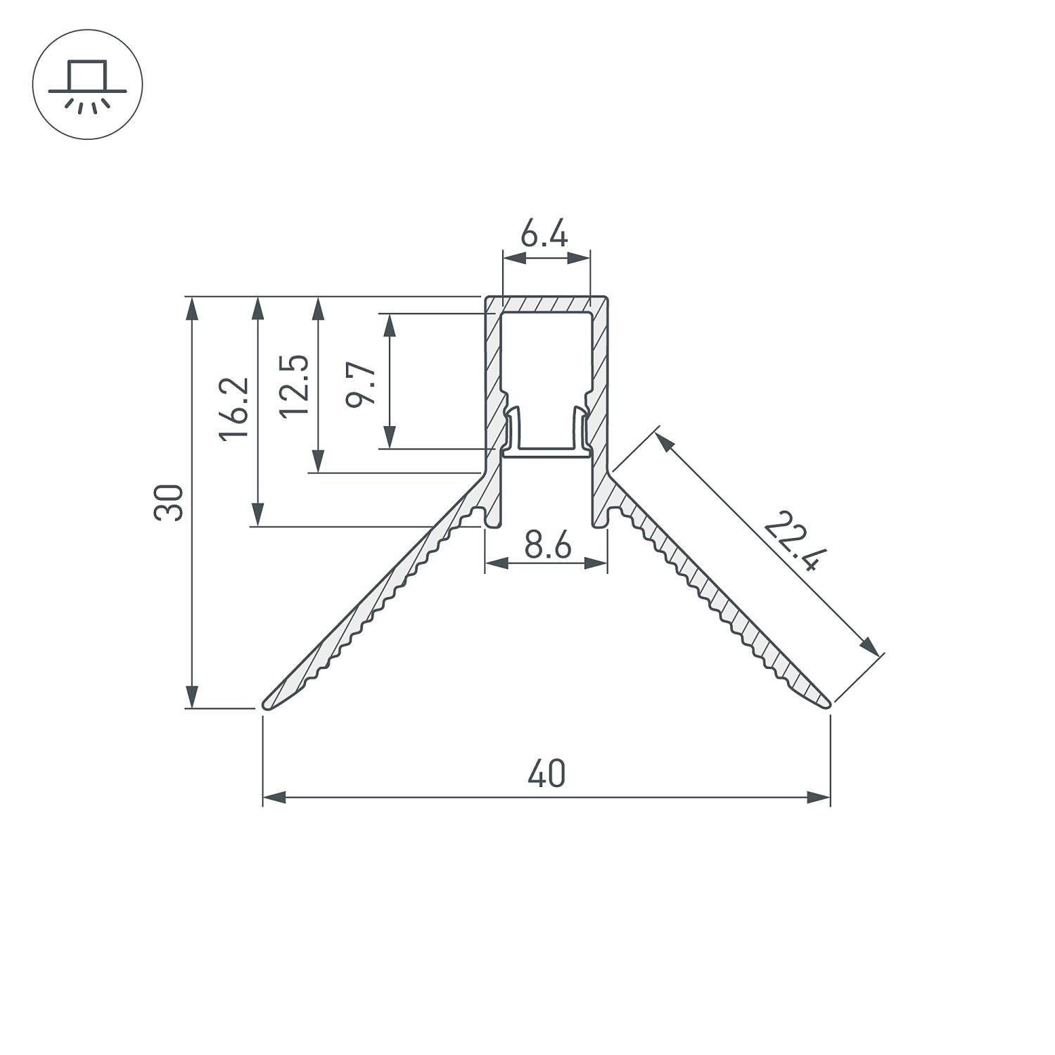 Профиль Arlight Arh-Decore 043161