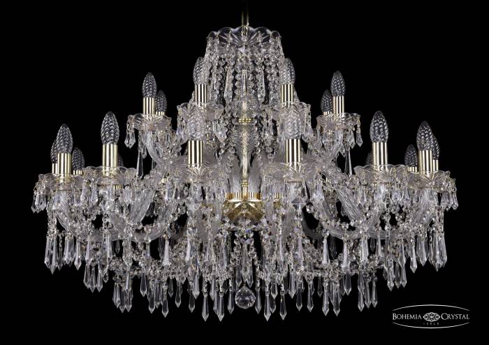 Подвесная хрустальная люстра 1403 Bohemia 1403/16+8/360 G