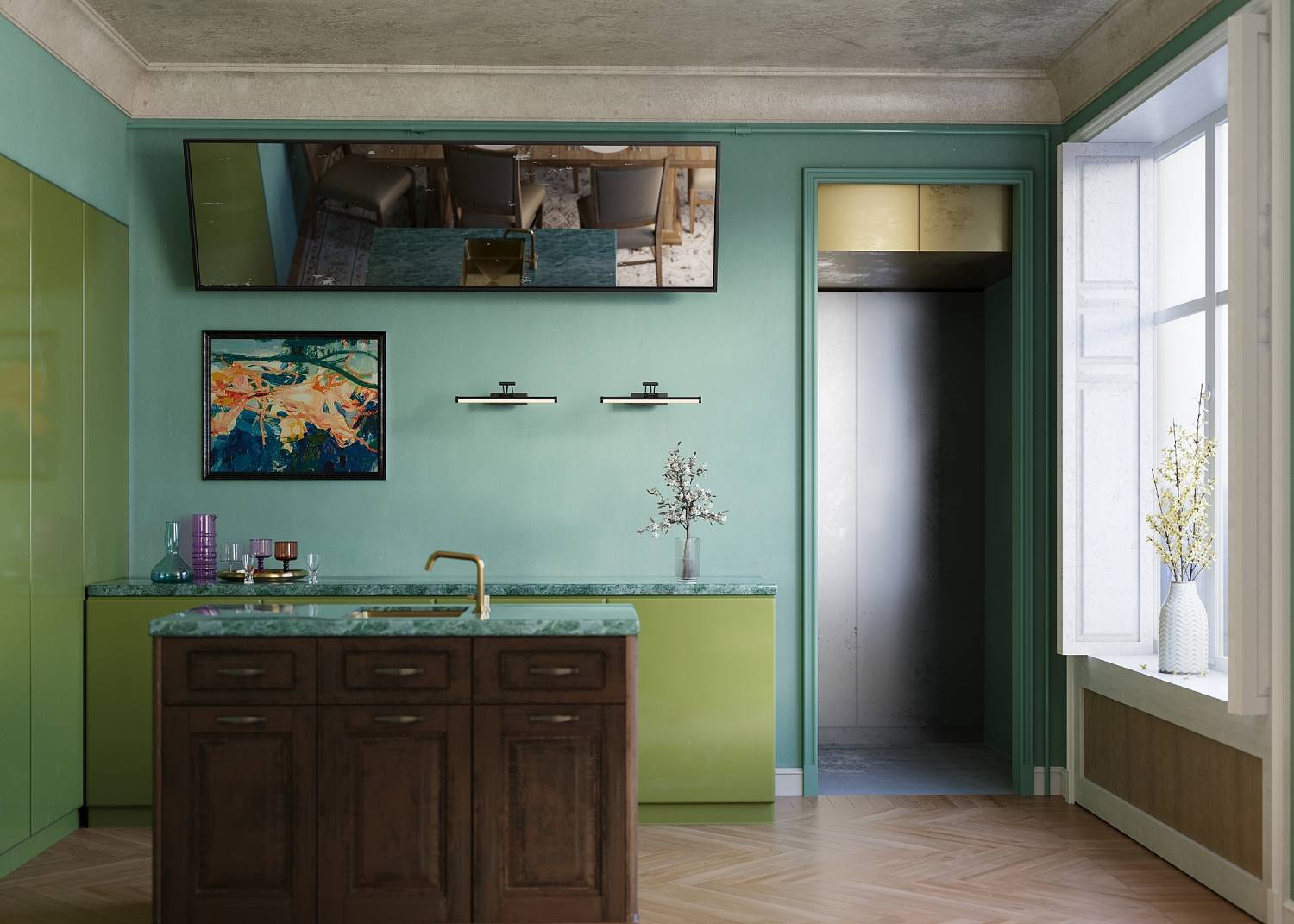 Подсветка зеркал и полок Maytoni Luster MIR268WL-L3B3K Подсветка зеркал и полок Maytoni Luster MIR268WL-L3B3K